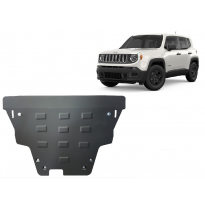Cubre carter de Acero para Jeep Renegade Año: 2014 - 2025 Grosor: &quot;2&quot;mm Todas las motorizaciones
