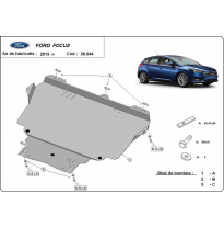 Cubre carter de Acero para Ford Focus 3 Año: 2010 - 2018 Grosor: &quot;2&quot;mm Todas las motorizaciones