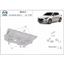 Cubre Carter Metalico Mazda 2 2014-2018 Acero 2mm