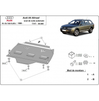 Protección Del Caja De Cambios Audi Allroad 2000-2005 Acero 2mm
