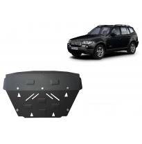 Protector de radiador de Acero para BMW X3 E83 Año: 2003 - 2010 Grosor: &quot;2,5&quot;mm E83