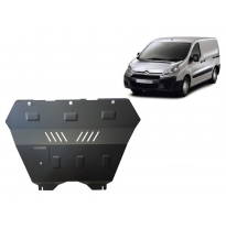 Cubre carter de Acero para el motor y caja de cambios del Citroën Jumpy Año: 2007 - 2016 Grosor: &quot;2&quot;mm Todas las motorizaciones