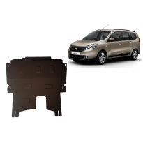 Cubre carter de Acero para Dacia Lodgy Año: 2012 - 2025 Grosor: "2"mm Todas las motorizaciones