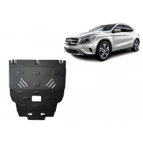 Cubre carter de Acero para Mercedes GLA X156 Año: 2014 - 2019 Grosor: "2"mm 14082