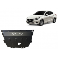 Cubre carter de Acero para Mazda 2 Año: 2014 - 2025 Grosor: "2"mm Todas las motorizaciones