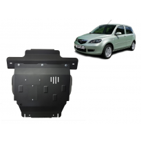 Cubre carter de Acero para el motor y caja de cambios del Mazda 2 Año: 2003 - 2007 Grosor: "2"mm Todas las motorizaciones