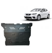Protector de cárter de Acero para Seat Ibiza Año: 2017 - 2025 Grosor: &quot;2&quot;mm Todas las motorizaciones