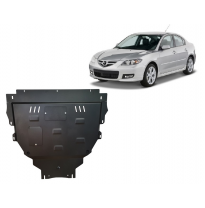 Cubre carter de Acero para Mazda 3 Año: 2003 - 2009 Grosor: "2"mm Todas las motorizaciones