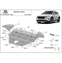 Cubre Carter Metalico Hyundai Tucson  Año: 2021-2021