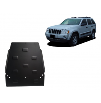 Protector de Acero para caja de cambios del Jeep Grand Cherokee Año: 2005 - 2010 Grosor: "2"mm Todas las motorizaciones