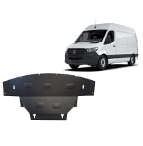 Cubre carter de Acero para Mercedes Sprinter 907 4x4 Año: 2018 - 2023 Grosor: &quot;2&quot;mm 4x4