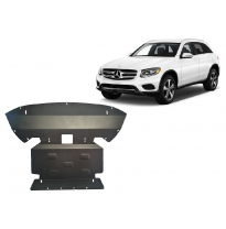 Cubre carter de Acero para Mercedes GLC X253 Año: 2015 - 2022 Grosor: "2.5"mm Todas las motorizaciones