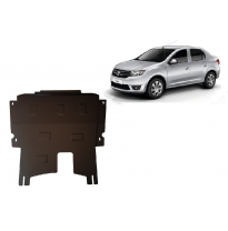 Cubre carter de Acero para Dacia Lodgy Stepway Año: 2012 - 2025 Grosor: "2"mm Todas las motorizaciones