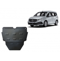 Cubre carter de Acero para Mercedes EQT Año: 2023 - 2025 Grosor: "2"mm Todas las motorizaciones