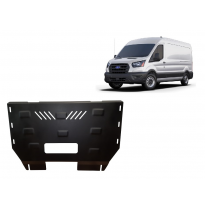 Cubre carter de Acero para Ford Transit - Tracción trasera Año: 2013 - 2023 Grosor: &quot;2.5&quot;mm Todas las motorizaciones