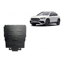 Cubre carter de Acero para Mercedes GLA H247 Año: 2019 - 2025 Grosor: "2"mm Todas las motorizaciones