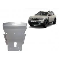 Cubre carter de Acero para Dacia Duster - 4x2 Año: 2024 - 2025 Grosor: &quot;3&quot;mm Todas las motorizaciones
