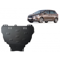 Cubre carter de Acero para Ford C-Max Año: 2010 - 2019 Grosor: &quot;2&quot;mm Todas las motorizaciones