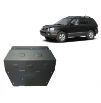Cubre carter de Acero para Hyundai Santa Fe Año: 2001 - 2006 Grosor: &quot;3&quot;mm Todas las motorizaciones
