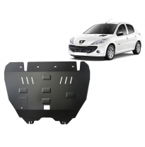Cubre carter de Acero para Peugeot 206 Año: 1998 - 2012 Grosor: &quot;2&quot;mm Todas las motorizaciones