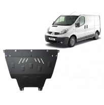Cubre carter de Acero para Renault Trafic 2 Año: 2001 - 2011 Grosor: &quot;2&quot;mm Todas las motorizaciones