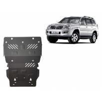 Cubre carter de Acero para Toyota Land Cruiser J120 Año: 2002 - 2009 Grosor: &quot;2,5&quot;mm 3.0,4.2 D