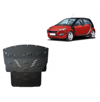 Cubre carter de Acero para el motor y caja de cambios del Smart ForFour gasolina Año: 2004 - 2006 Grosor: &quot;2&quot;mm Gasolina