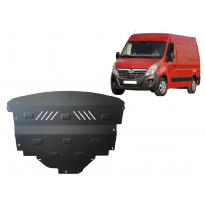 Cubre carter de Acero para Opel Movano B Año: 2010 - 2020 Grosor: &quot;2&quot;mm Todas las motorizaciones