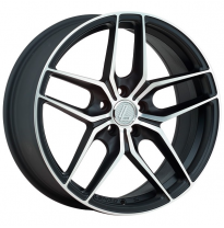 Llanta LENSO WHEELS BAYERN 8,0X18&quot; 5X120 ET35 CB73,1 NEGRO MEC.