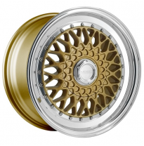 Llanta LENSO WHEELS BSX 7,5X16&quot; BLANK ET25 CB73,1 ORO ARO PULIDO