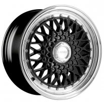 Llanta LENSO WHEELS BSX 7,0X15&quot; BLANK ET20 CB73,1 NEGRO ARO PULIDO