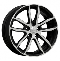 Llanta LENSO WHEELS FORZA 7,5X17&quot; 5X120 ET45 CB73,1 NEGRO PULIDO