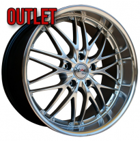 Llanta SPACWHEELS XTREME 9,5X19   5X112 ET 45 HYPER SILVER AROBRILLANTE