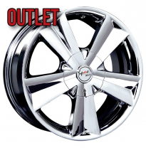 Llanta SPACWHEELS DELTA 7.5X17  5x108 ET 42 CROMADO  72,6