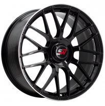Llanta SPACWHEELS F083 8,5X19&quot; 5X112 ET40 CB73,1 BLACK GLOSS / LIP ALUM
