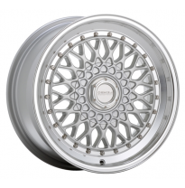 Llanta LENSO WHEELS BSX 7,5X17&quot; 5X120 ET35 CB73,1 PLATA ARO PULIDO