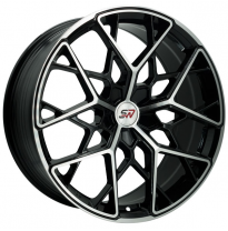 Llanta SPACWHEELS PW29 8,5X20&quot; BLANK ET35 CB73,1 BLACK MACHINE FACE