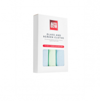 Paños para vidrio y pantalla Autoglym: juego de tres piezas