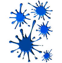 Hoja De Adhesivo (5 Piezas) - Negro - 25x17,5cm