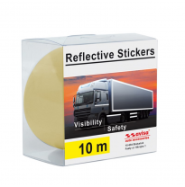 Adhesivo Tir Folio Reflectante 5cm X 10mtr Amarillo