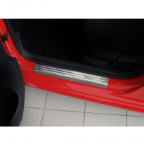 Protectores de umbral de puerta inox Volkswagen Polo 6R 2009-2014 &amp; 6C 2014-2017 5-puertas - &#039;Exclusivo&#039; - 4 piezas