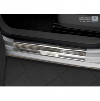Protectores de umbral de puerta en acero inoxidable Volkswagen Caddy 2004-2015 &amp; 2015- - &#039;Exclusivo&#039; - 2 piezas