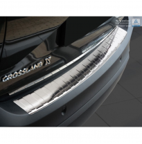 Protector paragolpes trasero acero inox Opel Crossland 2017- &#039;Ribs&#039;