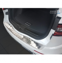 Protector de paragolpes Acero Inox Renault Koleos II 8/2016- &#039;Ribs&#039;