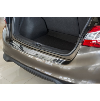 Protector paragolpes trasero acero inox Nissan Pulsar 2014- &#039;Ribs&#039;