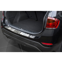 Protector paragolpes trasero acero inox BMW X1 E84 Facelift 2012- &#039;Ribs&#039;