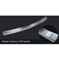 Protector de paragolpes Acero Inox Skoda Octvia II RS Combi 2005-2013 &#039;Ribs&#039;