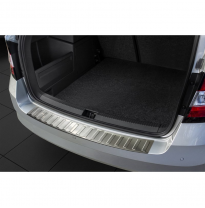 Protector paragolpes trasero acero inox Skoda Fabia III Combi 2015- &#039;Ribs&#039;