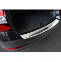 Protector paragolpes acero inox Skoda Octavia III Kombi Facelift 2016- &#039;Ribs&#039;