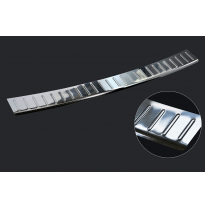 Protector De Paragolpes Acero Inox Mercedes C-Class W205 Kombi 2014- &#039;Ribs&#039;